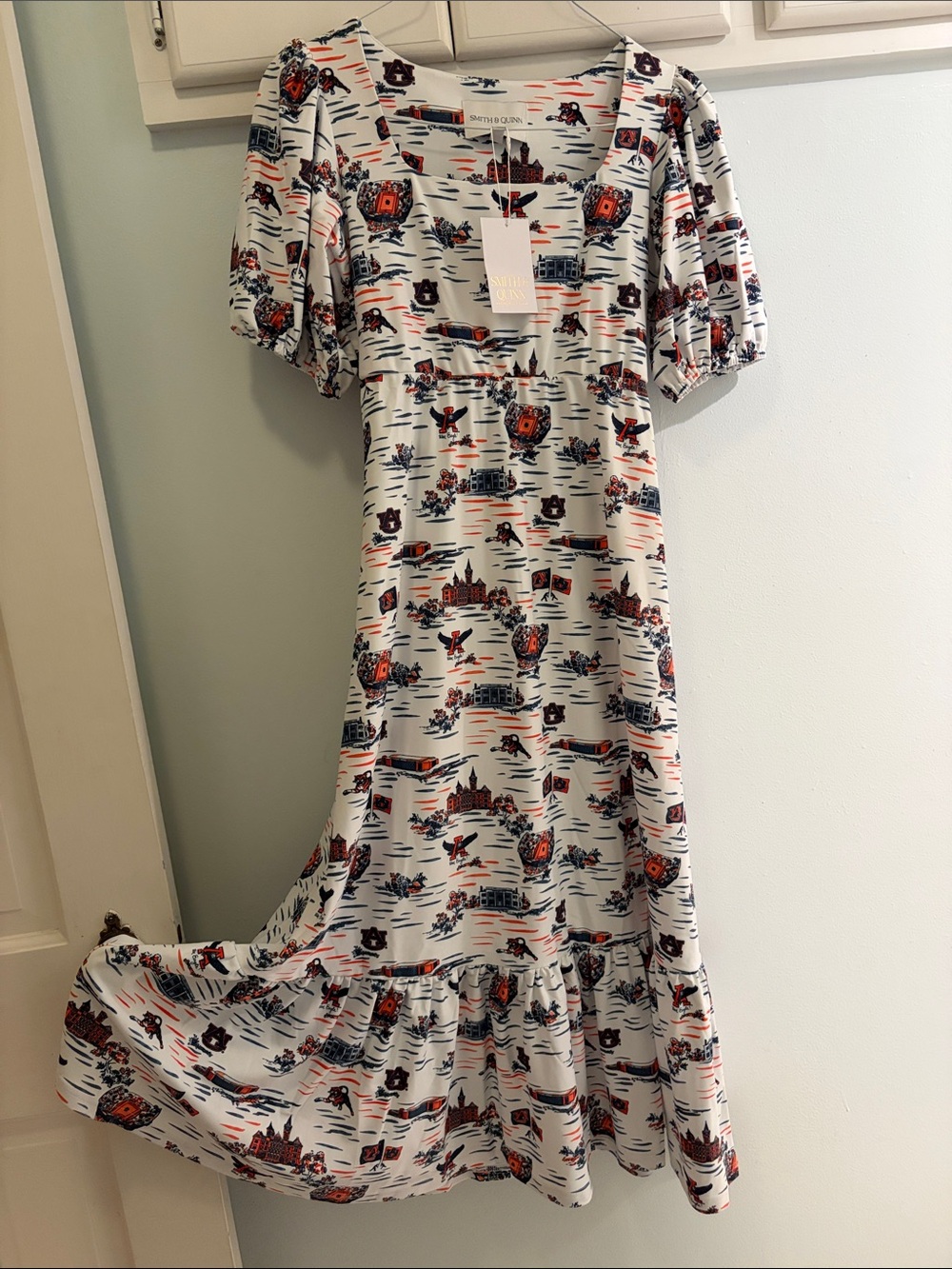 Smith & Quinn Tailgate Dress w/ Auburn University toile, Large